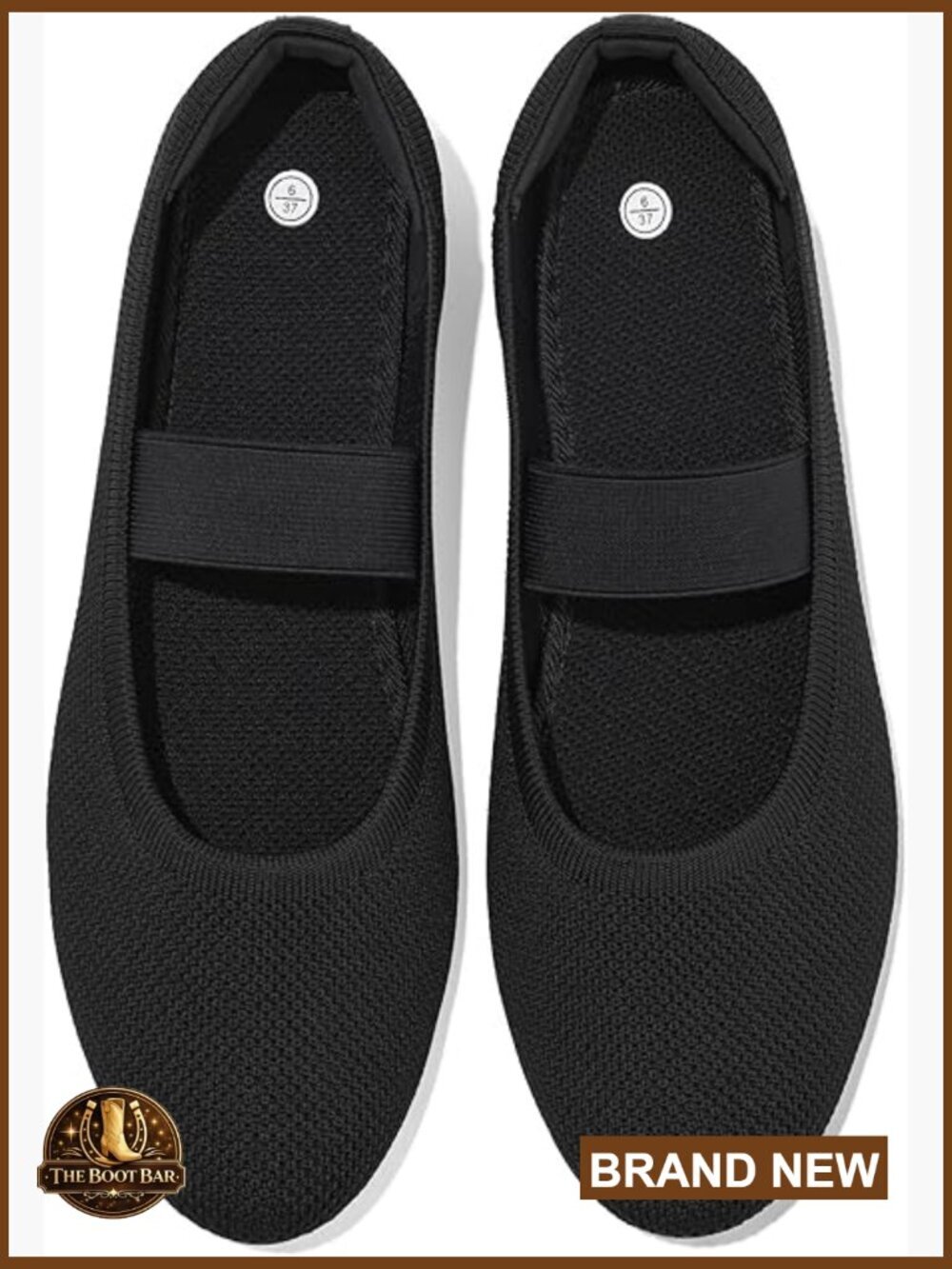 Ballet Mary Jane Flats Shoes Women Knit Flats Comfortable Dress Shoes Slip On